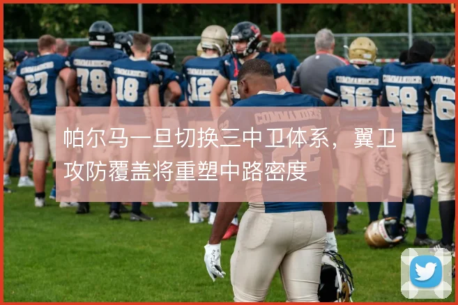 帕尔马一旦切换三中卫体系，翼卫攻防覆盖将重塑中路密度